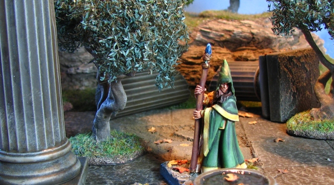 Anirion Woodelf Wizard, Reaper Miniatures